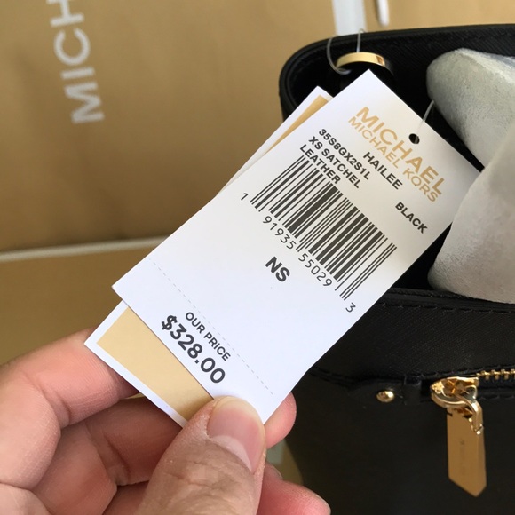 💦🌻mk Satchel 🌻crossbody/Hailee bag/black - Picture 7 of 8